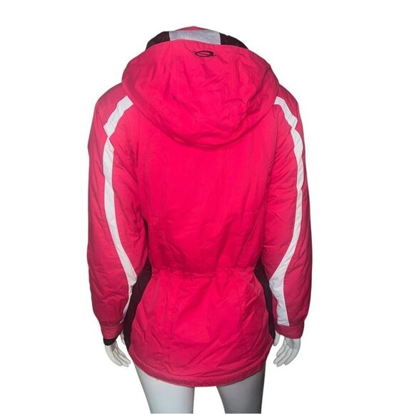Obermeyer Women's Monaco Ski Snowboard Jacket Parka Red Black Size 8 EUC - Picture 2 of 8